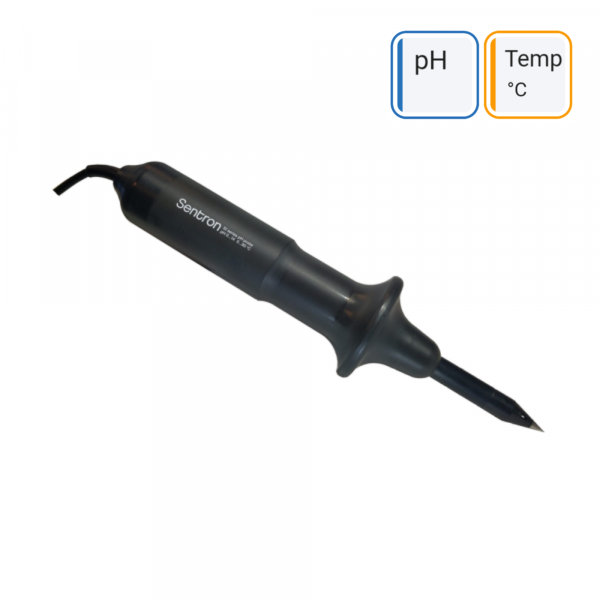 SI serie LanceFET pH/T probe with handle